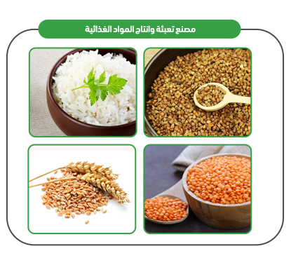 Food packaging factory products 